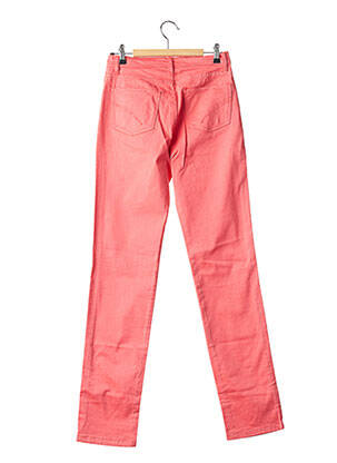 Pantalon slim tissage popeline taille normale orange IMPAQT femme