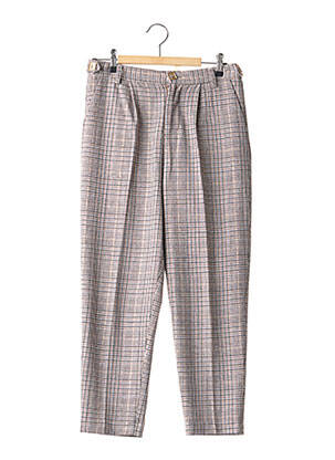 Pantalon droit stretch taille normale beige FRACOMINA femme