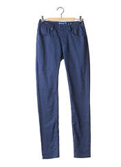 Pantalon droit bleu GEVANA pour femme seconde vue