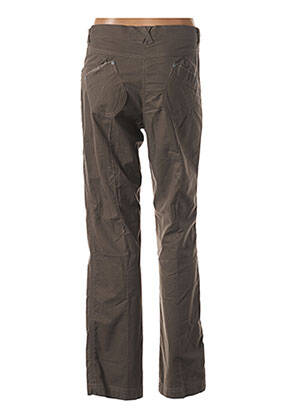 Pantalon droit stretch taille normale marron FRED SABATIER femme