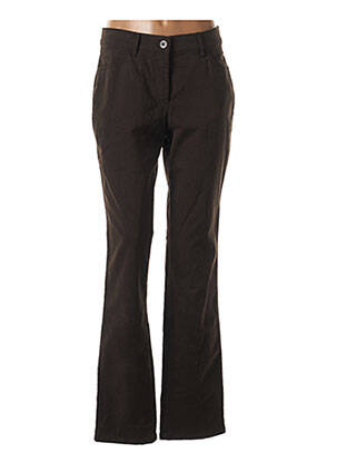 Pantalon slim stretch taille normale marron GERKE MY PANTS femme