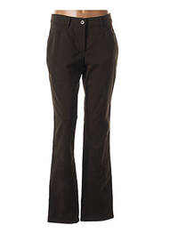 Pantalon slim stretch taille normale marron GERKE MY PANTS femme