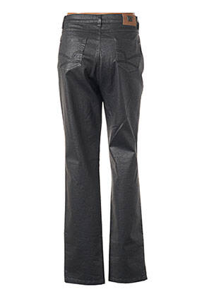 Pantalon slim tissage enduit taille normale gris KARTING femme