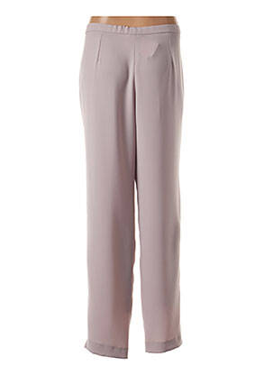Pantalon slim stretch taille normale marron FRANCE RIVOIRE femme