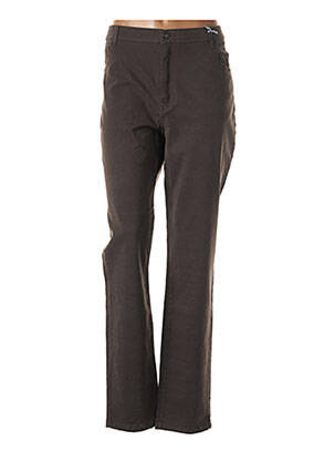 Pantalon slim stretch taille normale marron IMPAQT femme