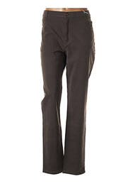Pantalon slim stretch taille normale marron IMPAQT femme