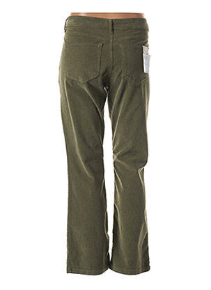 Pantalon droit stretch taille normale vert FIVE femme