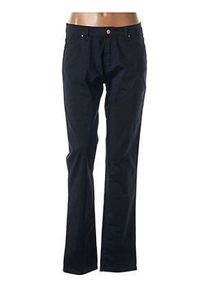 Pantalon slim stretch taille normale bleu BARILOCHE femme