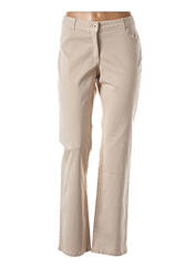 Pantalon slim beige DIXIT pour femme seconde vue