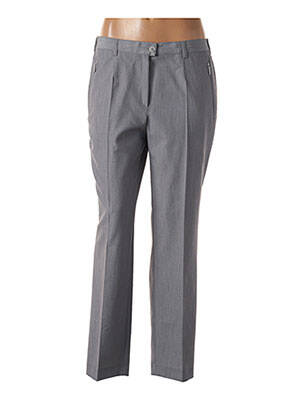 Pantalon droit stretch taille normale gris GERKE MY PANTS femme