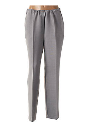 Pantalon droit stretch taille normale gris GERKE MY PANTS femme