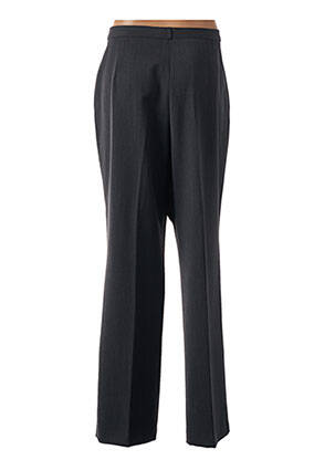 Pantalon droit stretch taille normale gris SYM femme