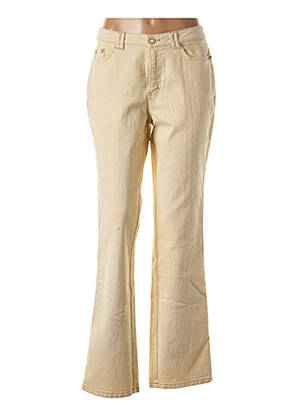 Jeans coupe droite stretch taille normale beige BETTY BARCLAY femme