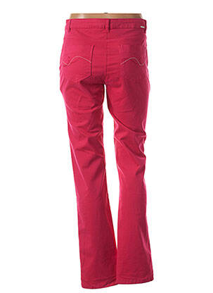 Pantalon slim tissage popeline taille normale rose DIANE LAURY femme