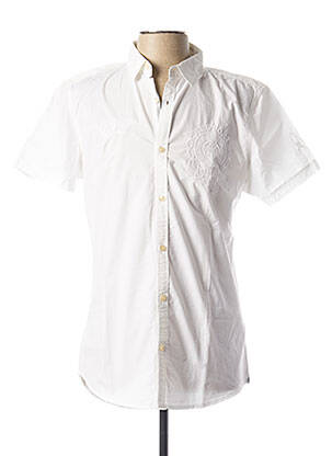 Chemise manches courtes blanc GAASTRA pour homme