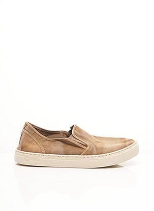 Slip ons beige NATURAL WORLD pour homme