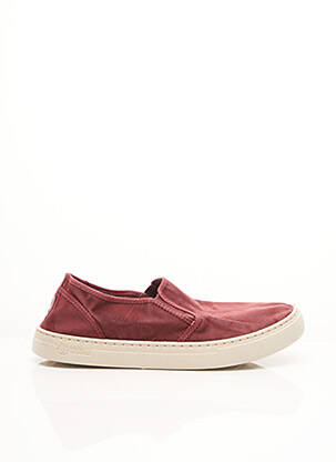 Slip ons rouge NATURAL WORLD pour homme