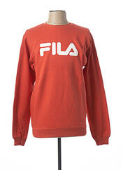 Sweat-shirt orange FILA pour homme seconde vue