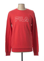 Sweat-shirt rouge FILA pour homme seconde vue