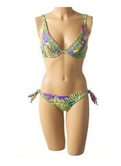 Maillot de bain 2 pièces vert MISS BIKINI pour femme seconde vue