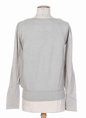 Pull resserrée sur le bas manches longues gris DIABLESS femme