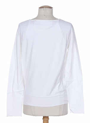 Pull resserrée sur le bas manches longues blanc DIABLESS femme
