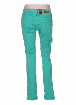 Jeans coupe droite taille basse taille basse vert LTB femme