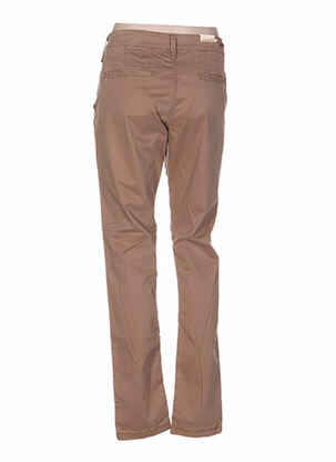 Pantalon chino taille basse taille basse marron MELTIN'POT femme