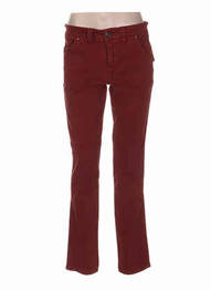 Jeans coupe droite sélection denim taille normale rouge MY PANTS femme