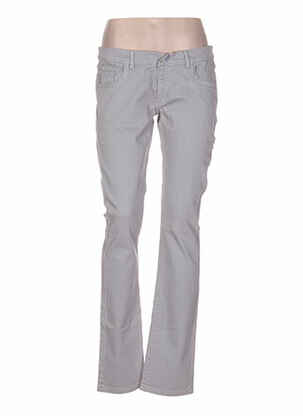 Jeans coupe droite taille basse taille basse gris SANDRO femme