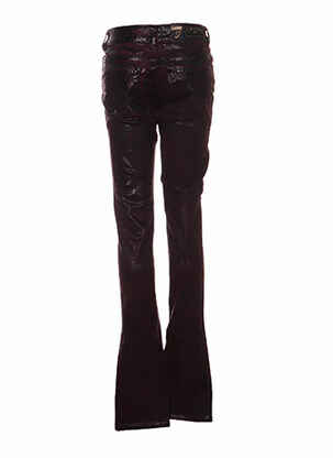 Pantalon slim taille basse taille basse violet CIMARRON femme