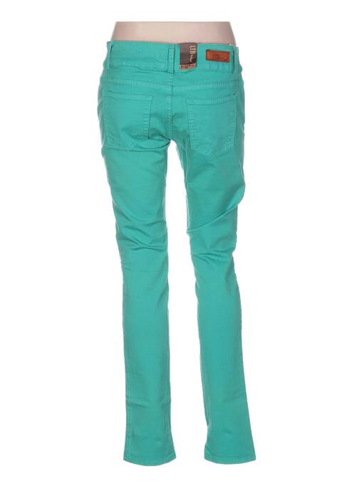 Jeans coupe droite taille basse taille basse vert LTB femme