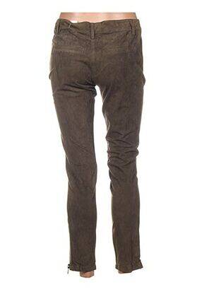 Pantalon slim taille normale taille normale vert APRIL MAY femme