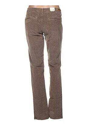 Pantalon slim taille basse taille basse beige MELTIN'POT femme
