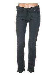 Pantalon slim taille normale taille normale vert REIKO femme