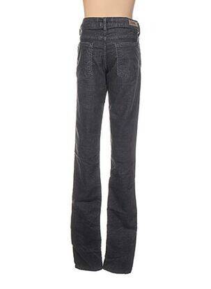 Pantalon slim taille basse taille basse gris REIKO femme