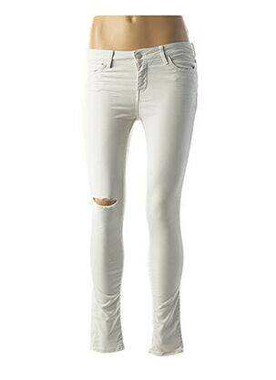Jeans coupe slim slim taille basse gris REIKO femme