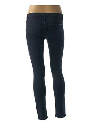 Pantalon slim taille basse taille basse bleu ACQUAVERDE femme