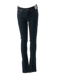 Jeans skinny tissage brut taille normale bleu REIKO femme