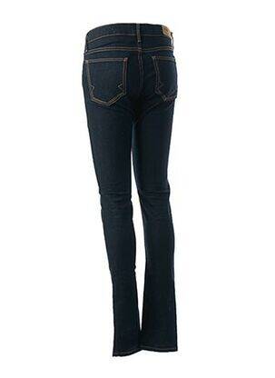 Jeans skinny tissage brut taille normale bleu REIKO femme