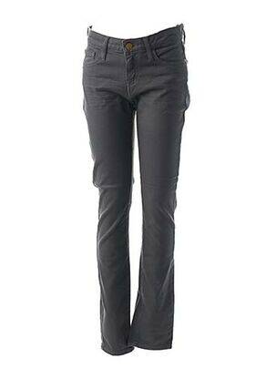 Pantalon slim taille basse taille basse gris ACQUAVERDE femme