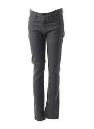 Pantalon slim taille basse taille basse gris ACQUAVERDE femme