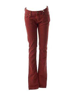 Jeans coupe slim slim taille basse orange MAISON SCOTCH femme