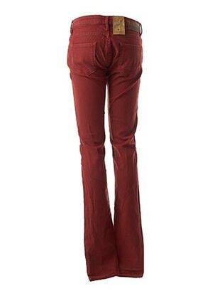 Jeans coupe slim slim taille basse orange MAISON SCOTCH femme