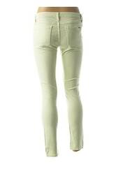 Pantalon slim vert ACQUAVERDE pour femme seconde vue