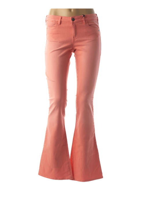 Jeans bootcut sélection denim taille basse orange SCOTCH & SODA femme