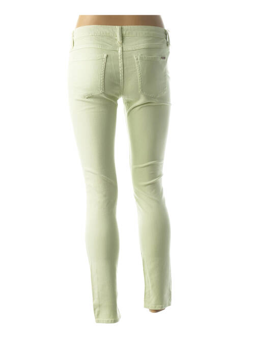 Pantalon slim taille basse taille basse vert ACQUAVERDE femme