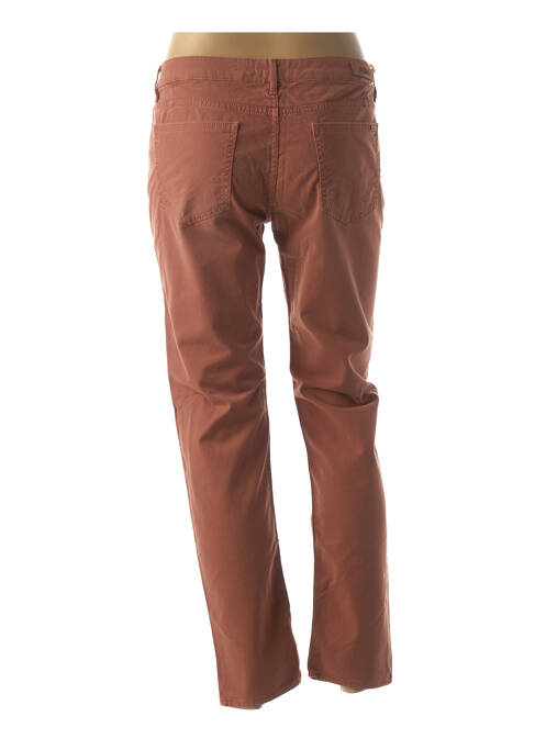 Pantalon droit orange REIKO pour femme