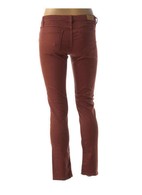 Pantalon slim marron DES PETITS HAUTS pour femme