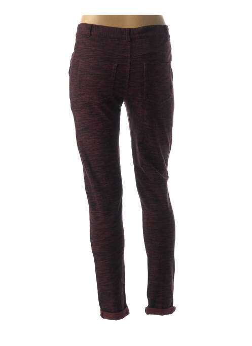 Pantalon slim rouge LEON & HARPER pour femme